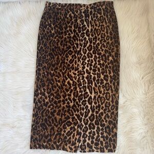 Dolce&Gabbana leopard pencil skirt